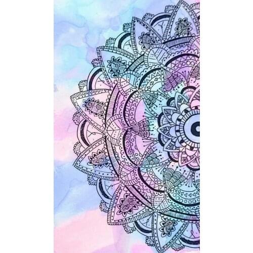 TOUOILP DIY Full Square/round Diamond Painting Mandala DIY Diamond Embroidery Cross Stitch Rhinestone Mosaic Home Decor