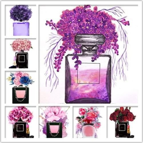 Diy diamond painting Paris Fashion Glasses Girl Black White full diamond embroidery mosaic Wall Pictures For Living Room Decor