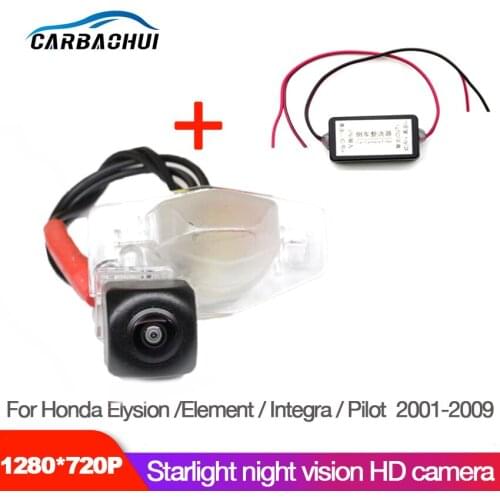 Car Rear View Back Up Reverse Parking Camera For Honda Elysion /Element / Integra / Pilot 2001-2009 CCD HD Night Vision camera
