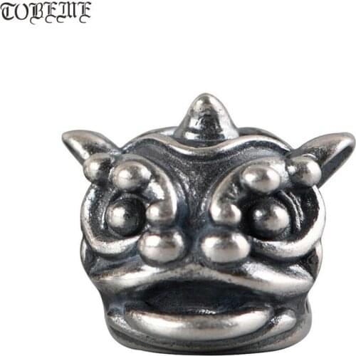 Handmade 925 Silver Pixiu Bead Fengshui Pixiu Beads Lucky Animal Pixiu Bead Jewelry findings accessories