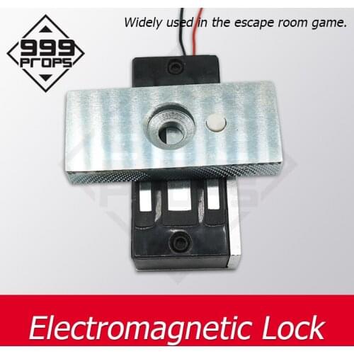 Takagism escape room mag lock 12v EM lock installed on the door electromagnetic lock
