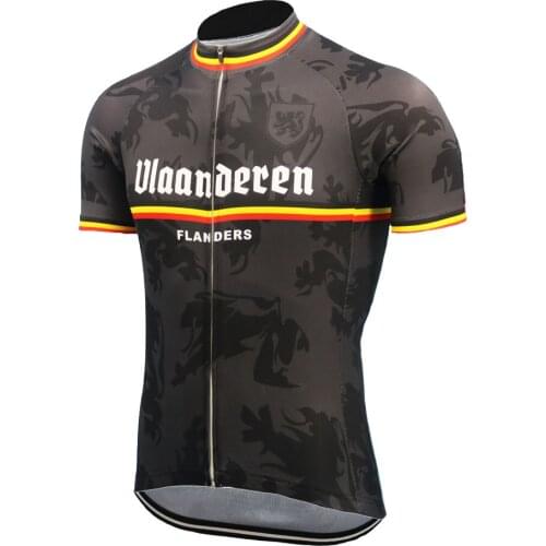 Flanders cycling jersey summer Black Yellow Blue cycling clothing ropa ciclismo Mountain bike wear clothes mtb jersey