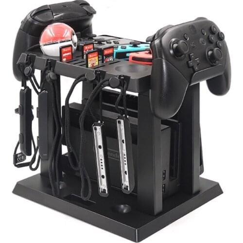 HBS-137 Multifunctional For Nintendo Switch Game Storage Tower For Switch Storage Bracket Disk Storage CD Game Card