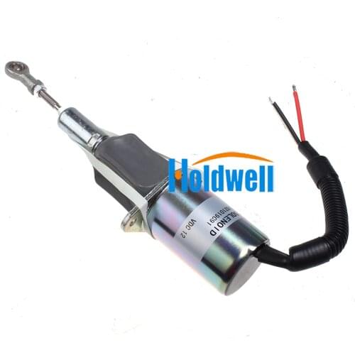 Holdwell Fuel Injection Control Fuel Shutoff Solenoid 1821019C91 12V for Navistar