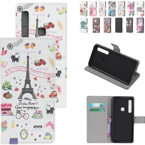 Fashion Painted Wallet With Card Slot Case For Samsung Galaxy A22 A21 A20 A12 A11 A10 A9 A8 A7 A6 Plus A5 A3 A02 S A01 Cases