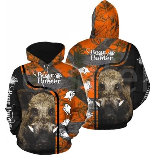 Tessffel Hog Hunting Boar Hunter Animal Camo Tattoo Harajuku Pullover 3DPrint Men/Women Tracksuit Unisex Casual Funny Hoodies 16