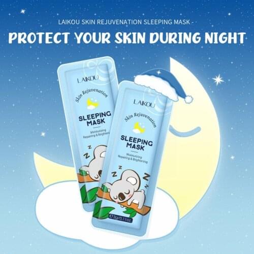 Skin Rejuvenation Sleeping Face Mask Anti Wrinkle Night Care Repair Anti-Aging Products Skin Packs Circle Dark Moisturize E1A3