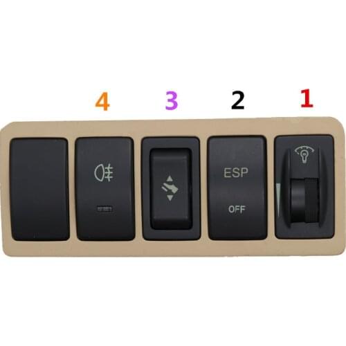 BEZEL LWR C/PAD SWITCH MTG button RHEOSTAT ASSY ILLUM CONTROL for hyundai sonata NF 2006