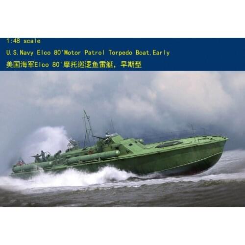 Trumpeter 64802 1/48 U.S.Navy Elco 80'Motor Patrol Torpedo Boat,Early Type Model TH06326-SMT6