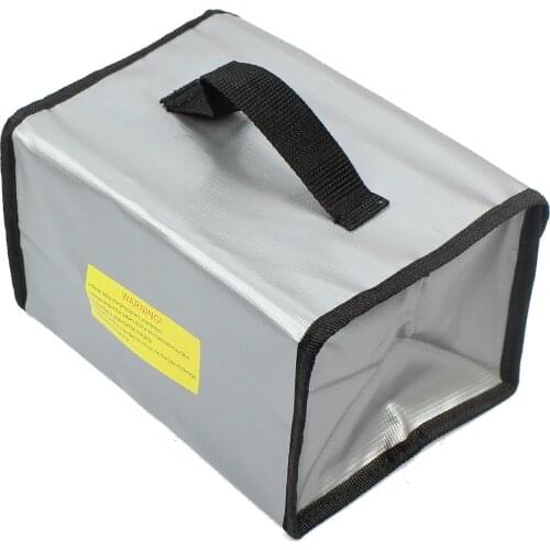 LiPo Battery Portable Explosion-Proof Safety Bag Fireproof RC Safe Guard Charge Sack With Handle Bag for RC toy F20874