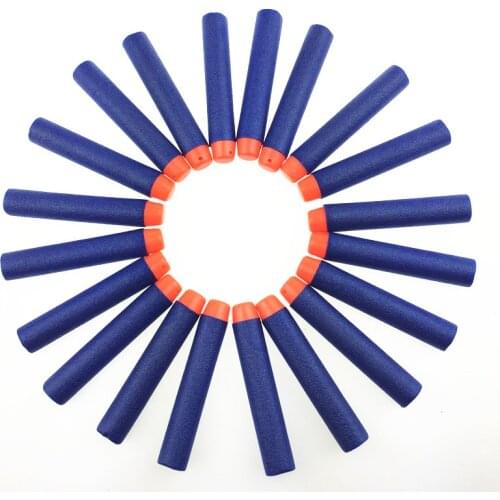 20PCS For Gun Bullets Hollow Hole Head 7.2cm Refill Darts Toy Gun Bullets Soft Bullet Gun Xmas Kid Children Gift