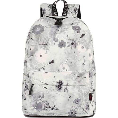 Korea Style Backpack for Girls Printing Woman Back Pack Student Bagpack Notebook Backpack Rucksack sac a dos