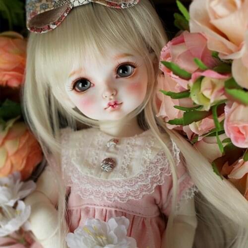 BJD doll SD 1/4 RL Ribbo bow giant baby girl doll movable doll