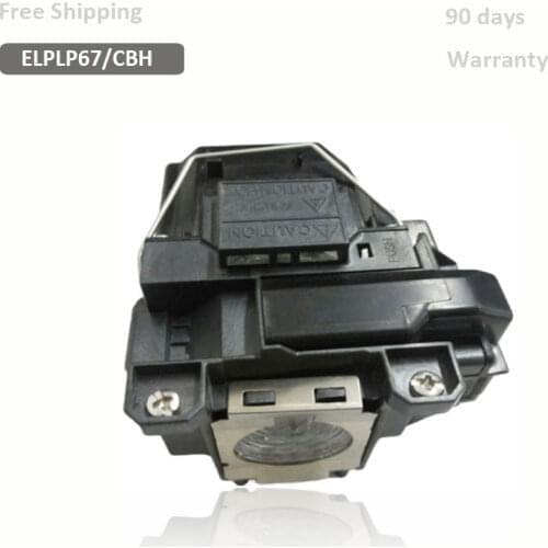 Compatible Replace Epson Original Projector Lamp ELPLP67/V13H010L67 for EB-C30X/EB-S01/EB-S02/EB-S11/EB-S12/EB-TW480/ EB-W01/W02