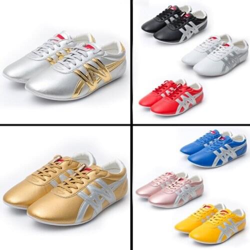 Unisex black/white/silver/blue/yellow kung fu taijiquan shoes Martial arts sneakers shaolin tai chi wushu shoes