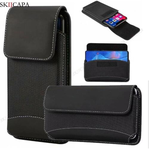 Universal Leather Waist Bag Phone Pouch For Doogee N40 S97 S86 X96 Pro S88 Plus S59 S86 X95 S35 S96 Pro Belt Clip Holster Cover
