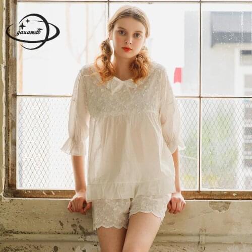 YAUAMDB Women's Cotton Pajamas