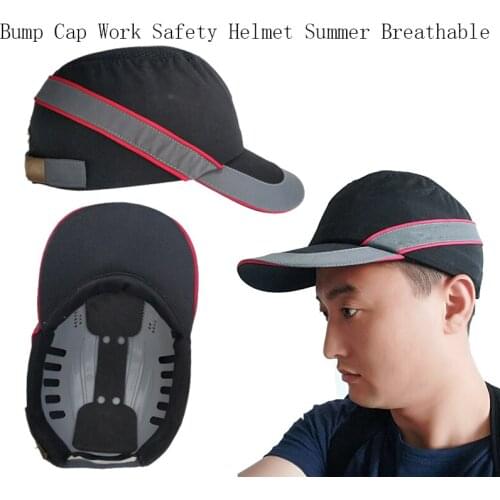 Bump Cap Work Safety Helmet Summer Breathable Security Anti-impact Lightweight Helmets Fashion Casual Sunscreen Protective Hat N