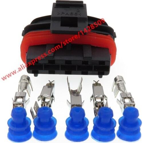 20 Sets 5 Pin Female 1 928 403 146 Injector Crankshaft Sensor Plug For Auto Car