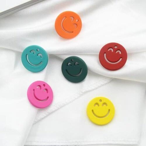 20pcs Mixed Hollow Smiling Face Resin Pendant Charms For Diy Jewelry Make Bracelet Necklace Keychains Decoration Accessory