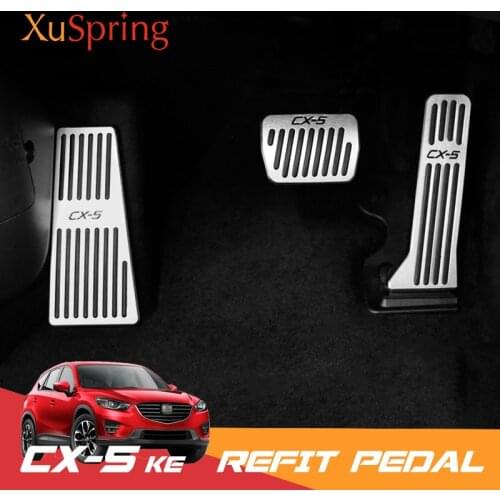 For Mazda CX-5 CX5 2013 2014 2015 2016 KE Car Refit Accelerator Oil footrest Pedals Plate Clutch Throttle Brake Treadle Styling
