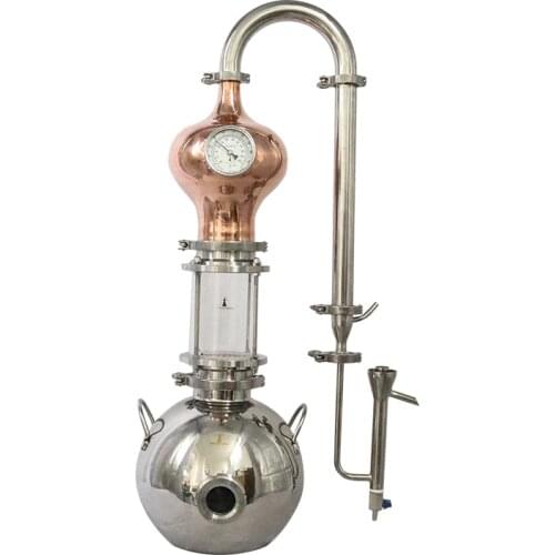 HOOLOO Household Gourd Brewing Equipment Distiller Copper Distillation With Parrot Beak Distiller Equipment
