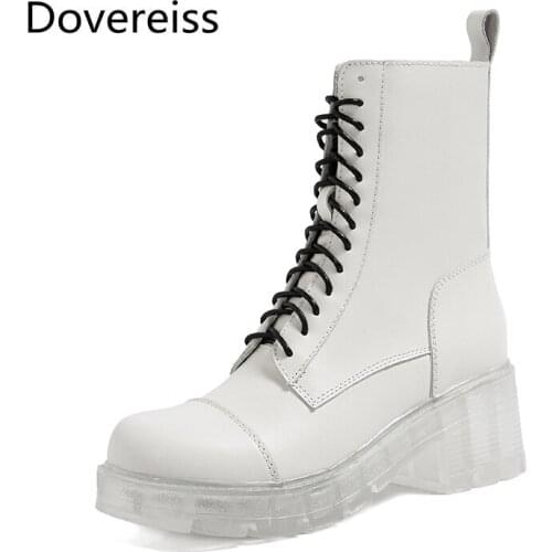 Dovereiss FashionMatin boots Winter new Sexy Short boot Elegant sexy Concise Mature Zipper Square toe Short boots big size 40