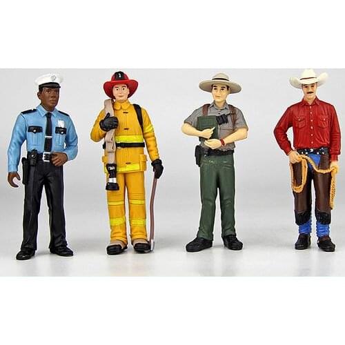 Figure driving racer + Maintenance workers 1:18 2pcs/set