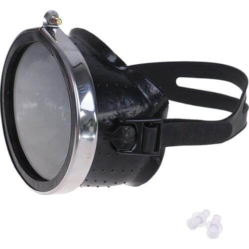 HD Waterproof Tempered Glass Stainless Diving Goggles Fisherman Swimming Goggles