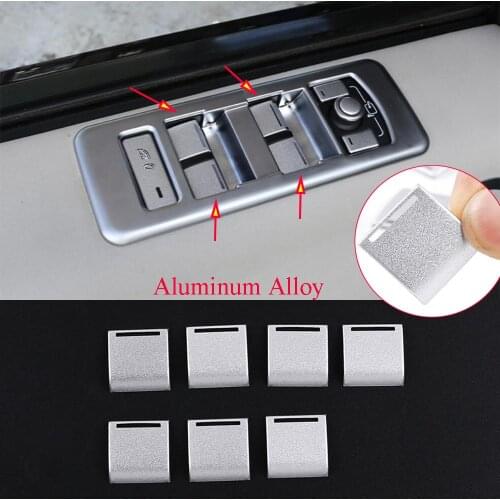 Alloy Window Lift Button Trim For Land Rover Discovery 5 Range Rover Sport Vogue