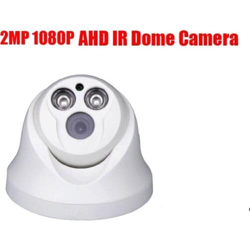 Free shipping HD Surveillance IR Dome CCTV Camera 2MP AHD Camera 1080P Security IR 20M Nightvision Work For AHD DVR