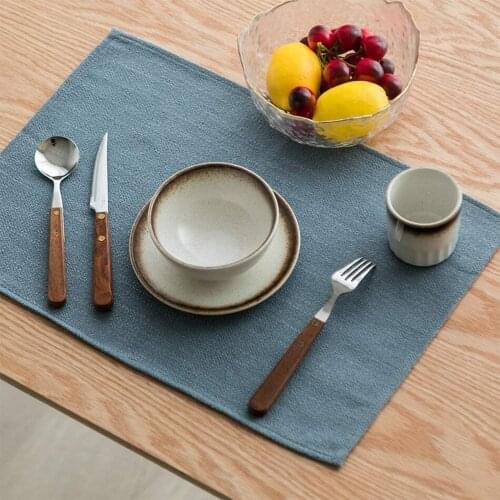 Multiple Combinations Cloth Placemats,Decoration Home Kitchen Table Mat,Elegant Exquisite Durable Napkins,Tableware Pad Coaster