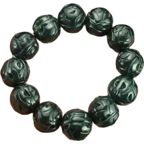Xinjiang Hotan Sapphire Walnut Bracelet Fashion Jade Bracelet