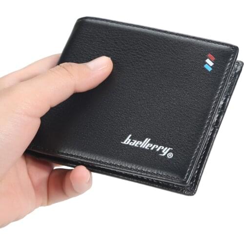 Men, casual, short, wallet, multi-card slot, fashion, wallet, soft leather, open, style, wallet, new 2021
