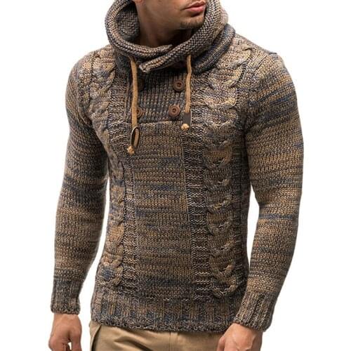 New Mens Hoodie 2020 Winter Men Warm Hooded Knitted Fashion Pullovers Sweatshirt Male Casual Brand Clothing
