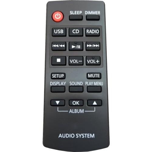 NEW Origianl for PANASONIC N2QAYC000060 AUDIO SYSTEM Remote control for SC-HC17EB-K Fernbedienung