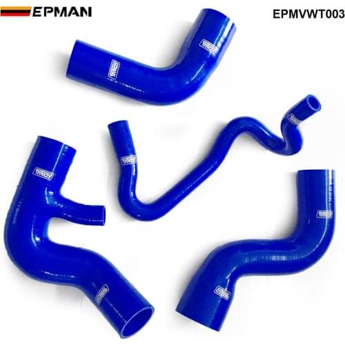 Silicone Intercooler Induction Intake Turbo Boost Hose Kit For Passat 1.8T B5 96-01 (4pcs) EPMVWT003
