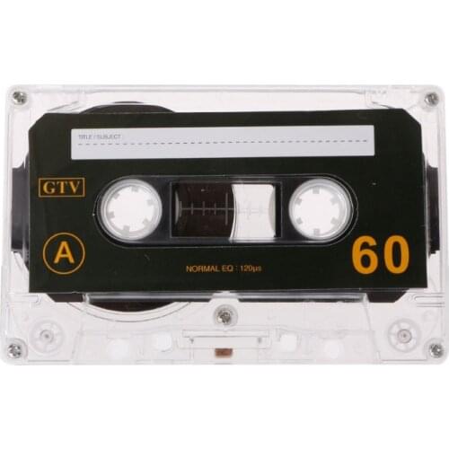 ANENG Standard Cassette Blank Tape Empty 60 Minutes Audio Recording For Speech Music Player