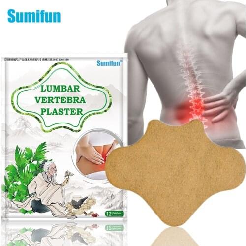 Sumifun 24pcs Wormwood Extract Relieving Lumbar Vertebra Plaster Joint Ache Rheumatoid Arthritis Medical Patch Moxibustion Stick