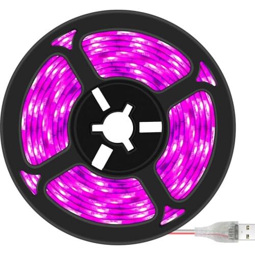 LED Full Spectrum Phyto Lamp USB 5V LED Grow Light Strip 0.5m 1m 2m 3m 2835 SMD Plant Tent Flowers Greenhouse Cultivo Hydroponic