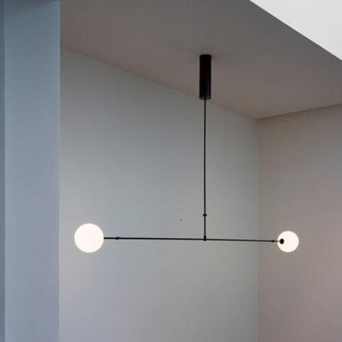Nordic Led Pendant Light Minimalist Glass Ball Hanglamp For Living Room Bedroom Dining Room Modern Home Luminaire Light Fixtures