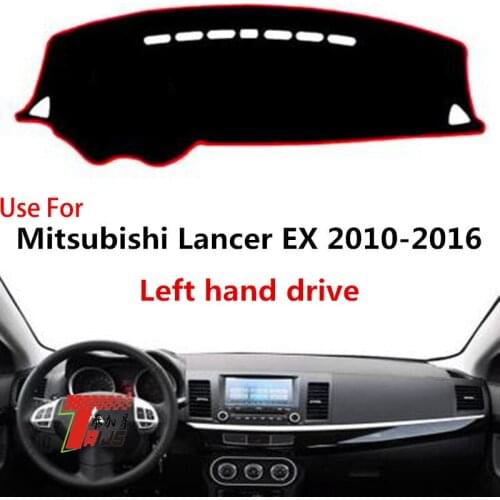 TAIJS Factory Casual Polyester Fibre Car Dashboard Cover For Mitsubishi Lancer EX 2010 2011 2012 2013 2014 15 16 Left Hand drive