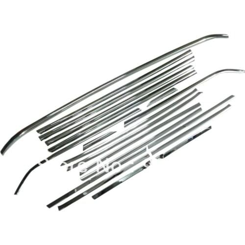 High Quality Chrome Side Window Full Trim Set for Range Rover Evoque free shipping