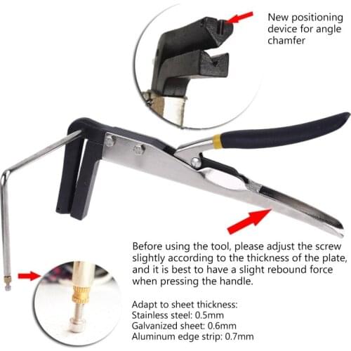 13MA 8CM Penguin Angular Metal Folding Plier Arc/Angle Bender Steel Plier Clamp Channel Letter Tools