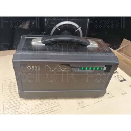 500w portable mini UPS Generator Solar Power Inverter Camping 12v 40Ah Rechargeable Battery with AC, DC,USB Port Power Supply