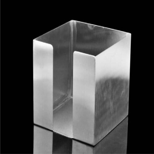 Kitchen Table Decoration Accessories Stainless Steel Square Sheet Paper Tissue Boxes