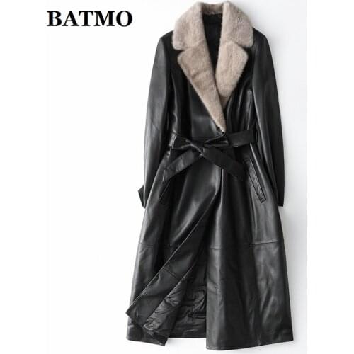 Женские кожаные куртки Batmo China At AliExpress