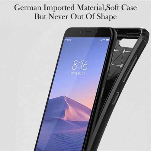 For Honor 7A 5.45"Case Carbon fiber Cover Full Protection Phone Case For Huawei Y5 2018 Honor 7 A DUA-L22 Cover Flex Bumper