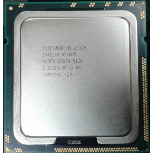 Original L5520 Processor 2.26GHz 8MB Quad-Core LGA 1366MHz Server CPU