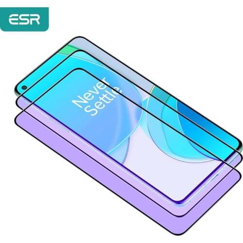 ESR Glass for OnePlus 8T Tempered Glass Full Cover Screen Glass for OnePlus 8 8 Pro/7 7T Pro Protective Film Screen Protector